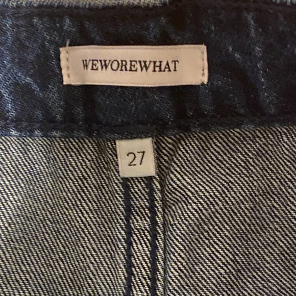 WeWoreWhat Broome Wide Leg Utility Jeans - Picture 8 of 9